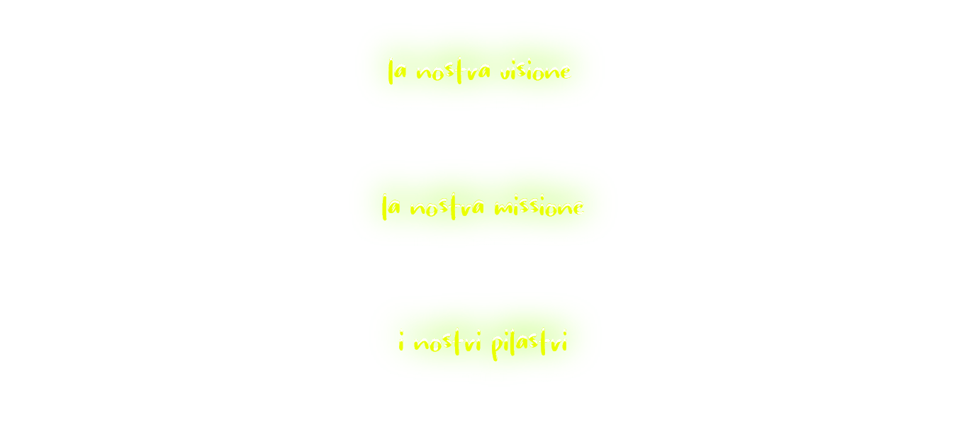 Mission, vision e pilastri